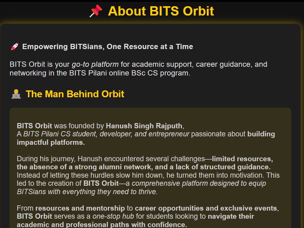 BITS Event 6
